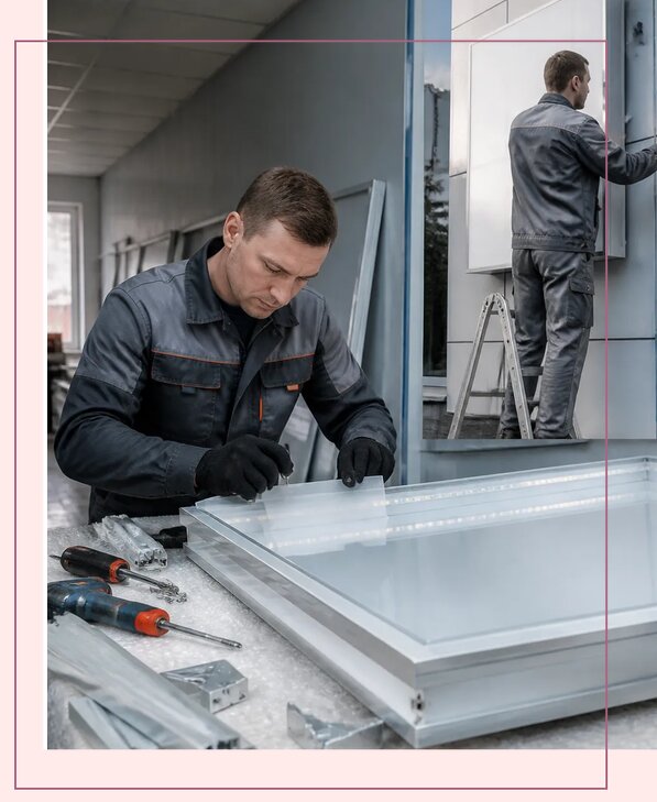 Изготовление и монтаж кристалайтов для рекламы в Сасове