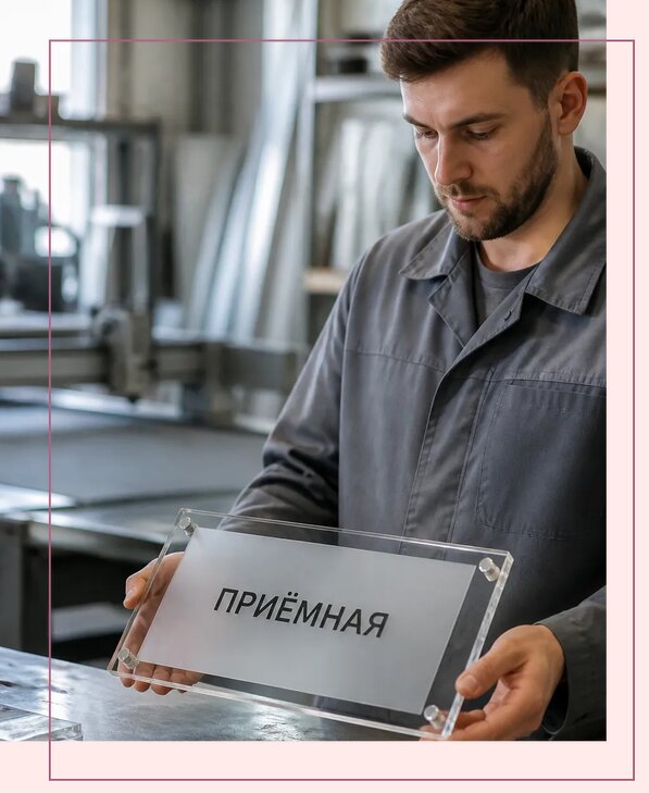Таблички из оргстекла на заказ в Сасове от 3941 р. | Аванза-Ссв
